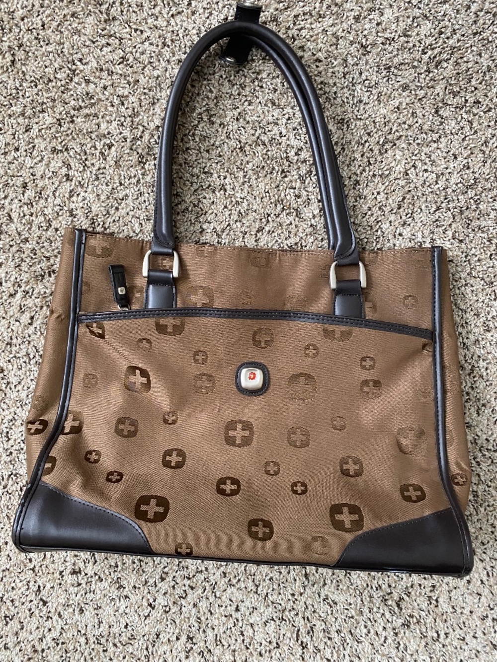 Wenger SwissGear Brown Logo Tote Bag